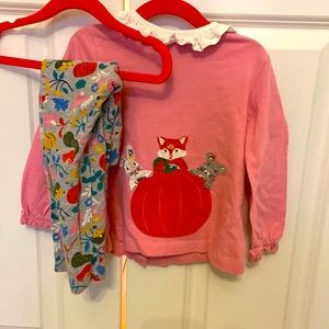 Mini Boden animals and pumpkin matching set